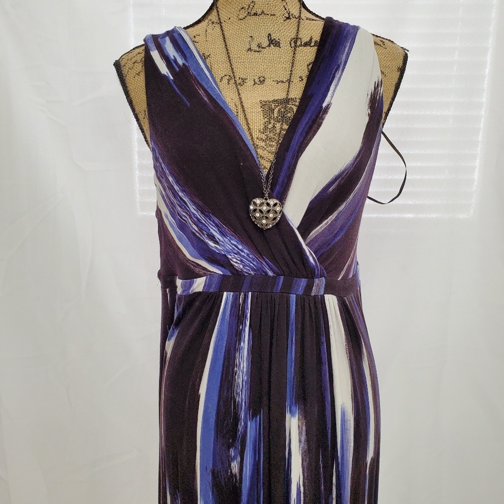 Matty maxi dress XL Black and Royal Blue Dress